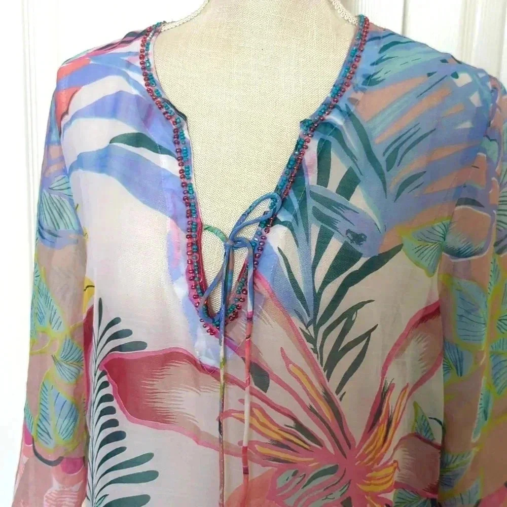 Aanoukis with Love Tropical Floral Dress - Picture 2 of 8